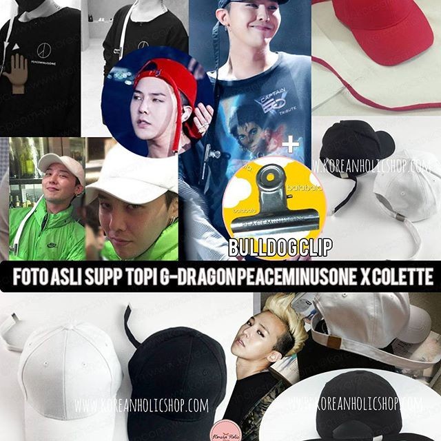 Topi Peaceminusone + Bulldog Clip