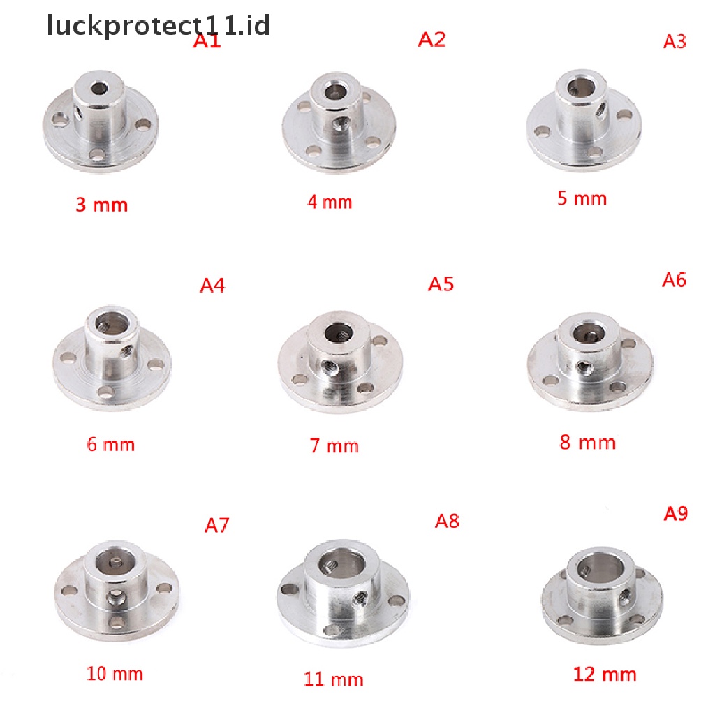 // Hg &amp; ID// 3 /4 /5 /6 /7 /8 /10 /11 /12mm flange Kaku Kopling motor guide shaft coupler