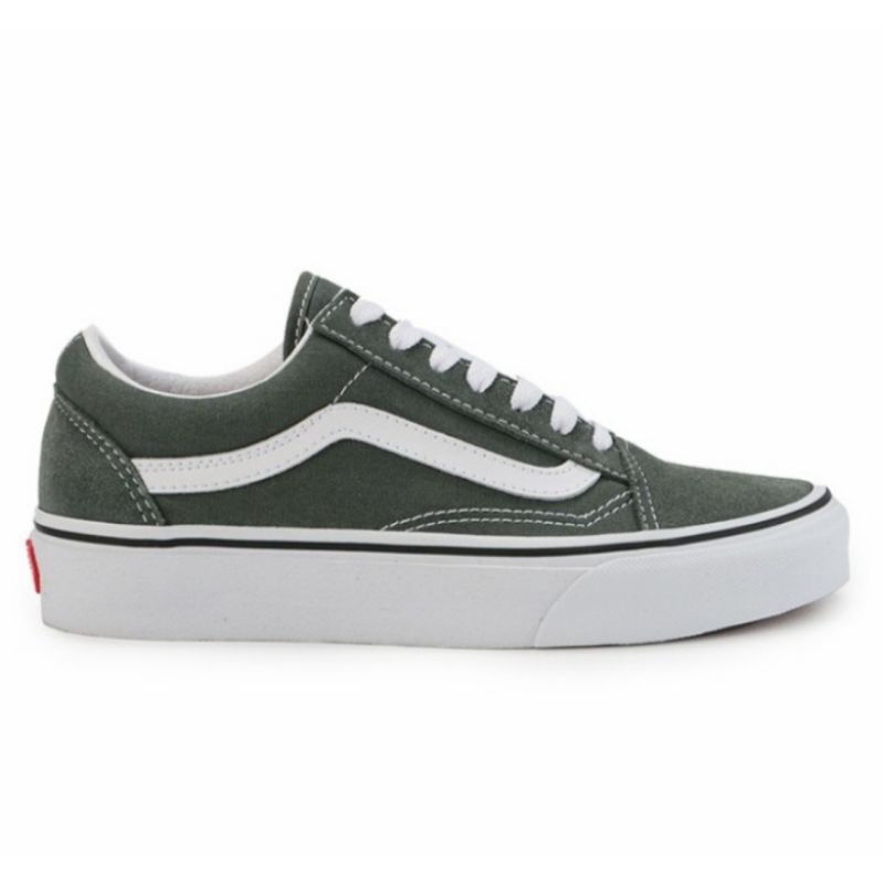 VANS OLD SKOOL THYME TRUE WHITE 100% ORIGINAL RESMI