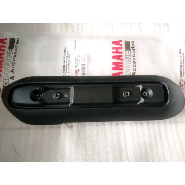 accesories Cover Knalpot-Pelindung Knalpot Yamaha Mio Soul Karbu-Mio New Smile ASLI jaminan