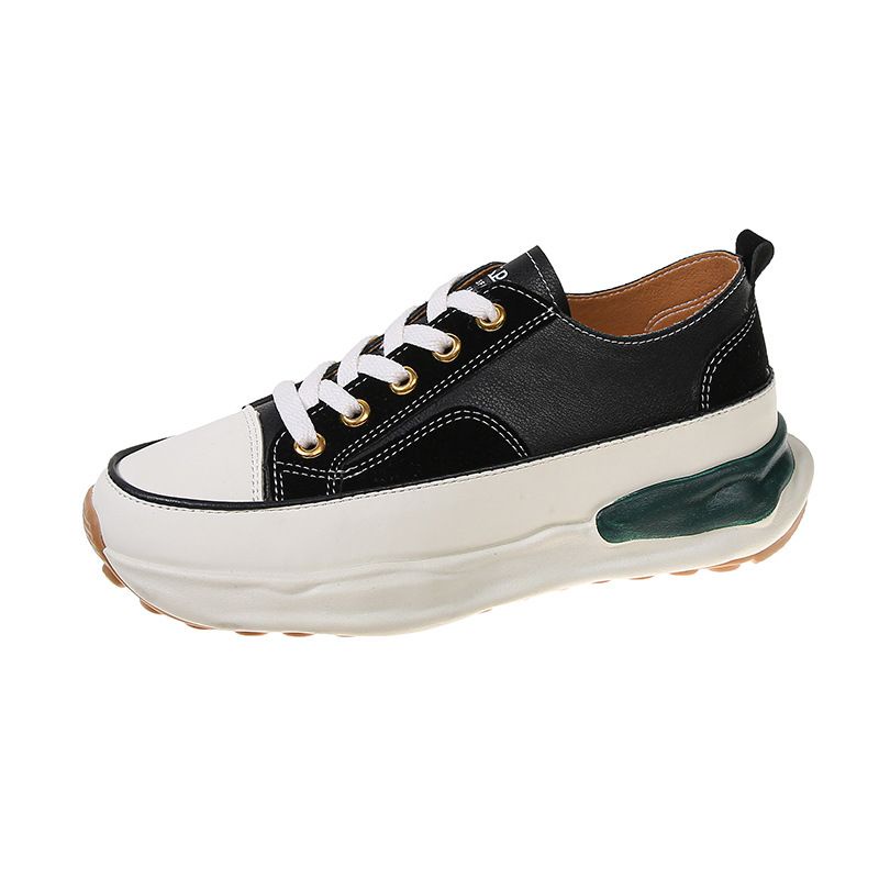 NG013 - Sepatu Low Waist Fashion Wanita Import-Black