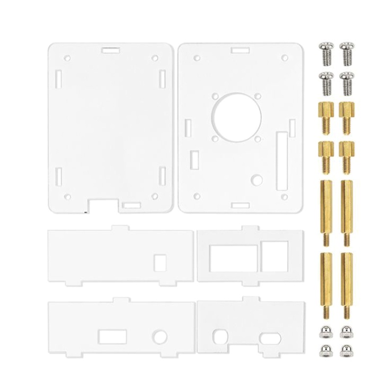 Btsg Heatsink Untuk Case Untuk Orange Pi 3lts Akrilik Enclouse Kotak Bening Untuk Shell DIY Dengan Pendingin Tenang Kipas Heatsink Kit