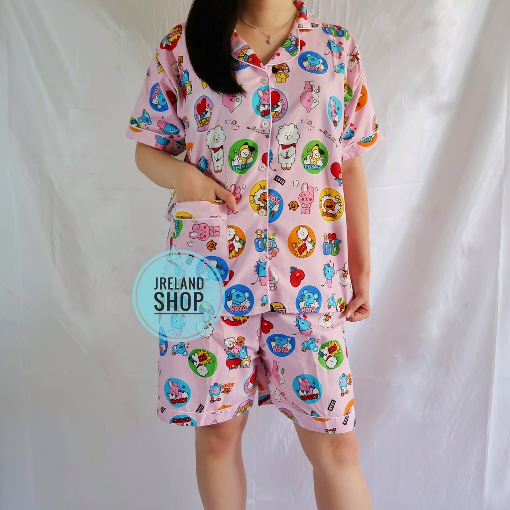 PIYAMA DEWASA BTS / BT21 HP/CP/PP-3