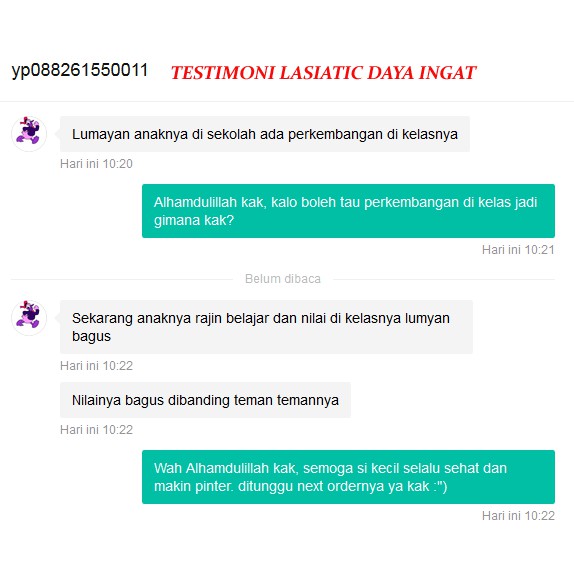 Vitamin Otak LASIATIC - Herbal Daya Ingat Otak Meningkatkan Konsentrasi Belajar &amp; Kecerdasan Anak