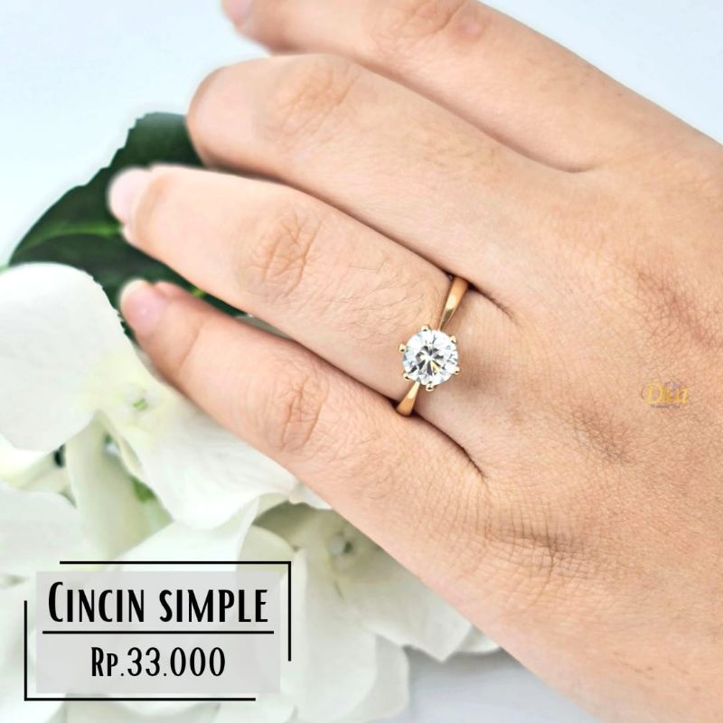 CINCIN MUTIARA TINGGI RING KECIL