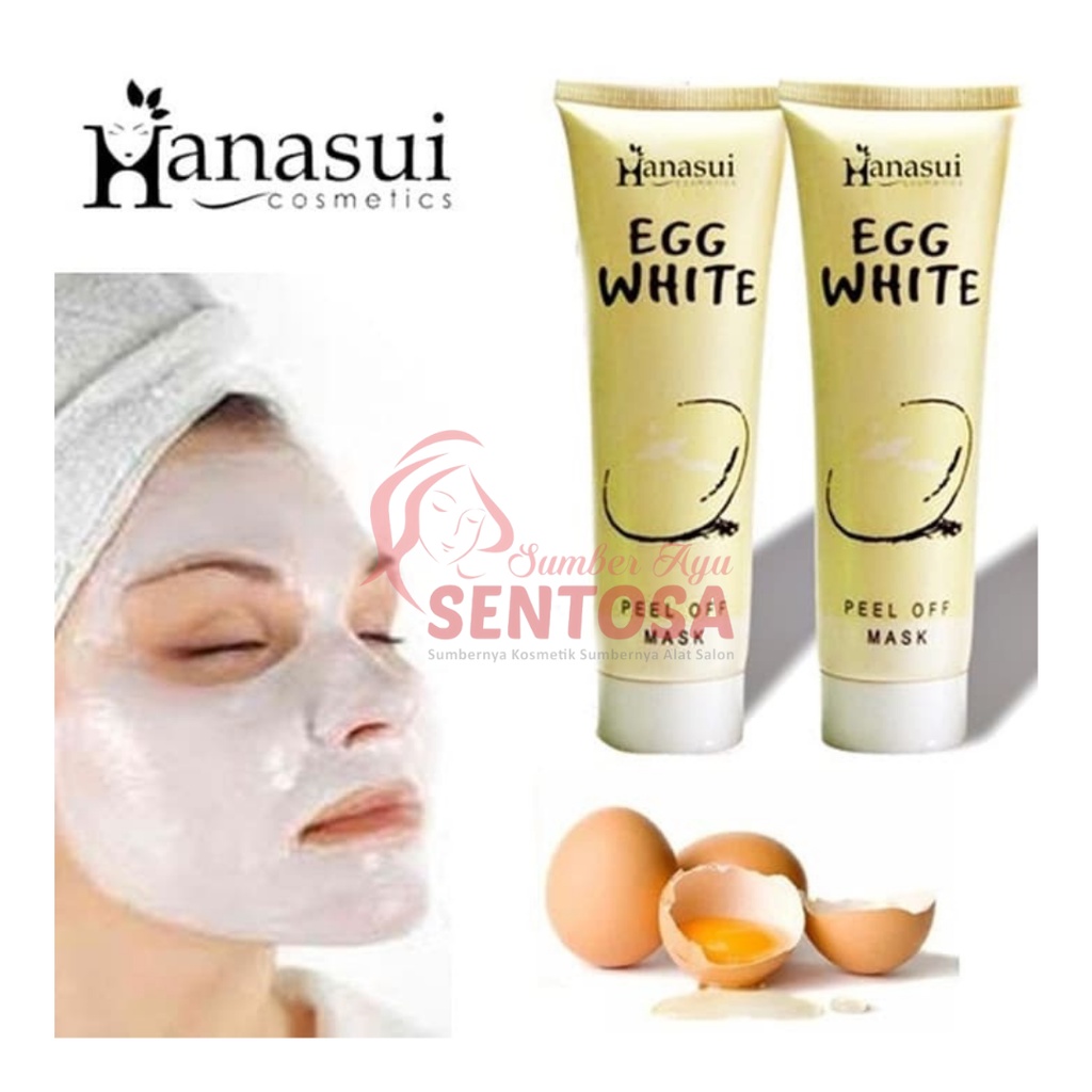 HANASUI EGG WHITE PEEL OFF MASK 80GR