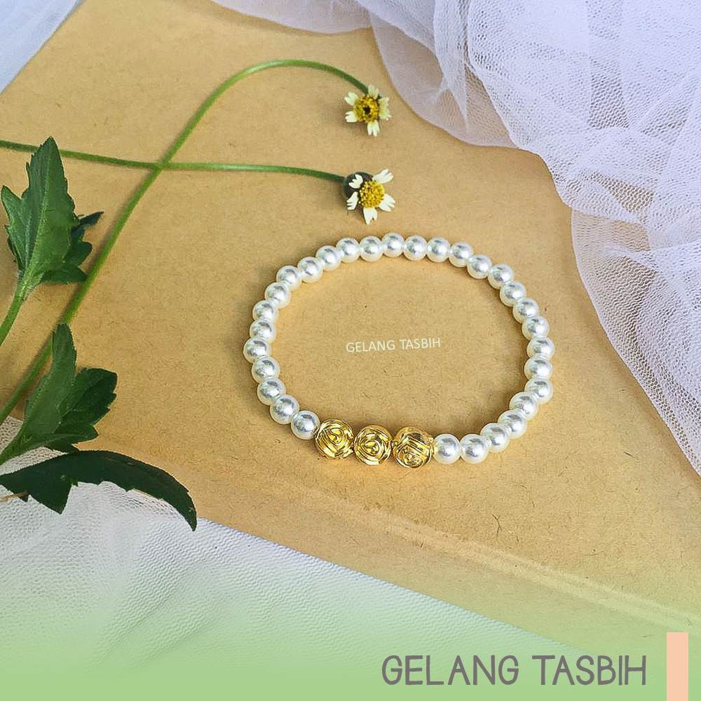 GKW-02 GELANG TASBIH 33 | TASBIH CANTIK | GELANG TASBIH WANITA | TASBIH MUTIARA BUKAN TASBIH DIGITAL