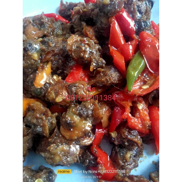 balado kerang super pedas 250gram