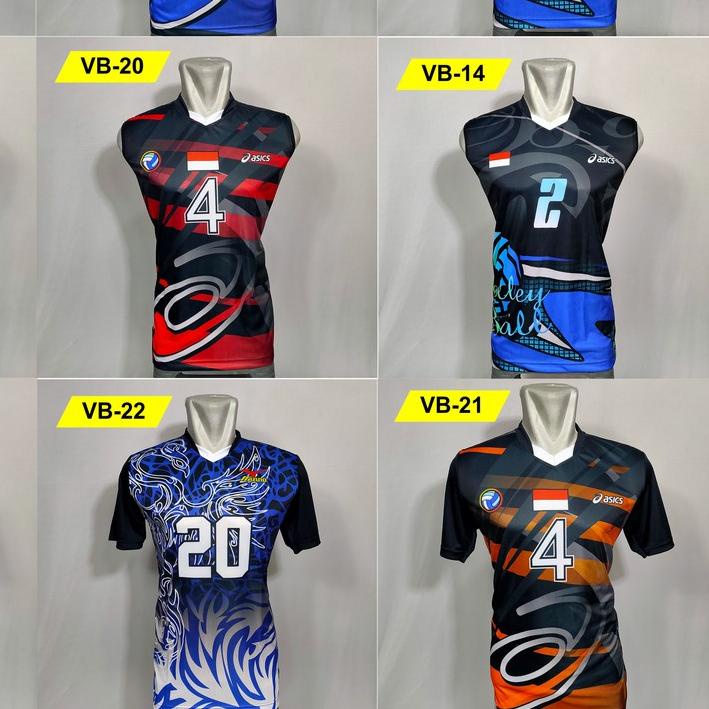 jersey voli printing kaos voli proliga teamnsa indonesia