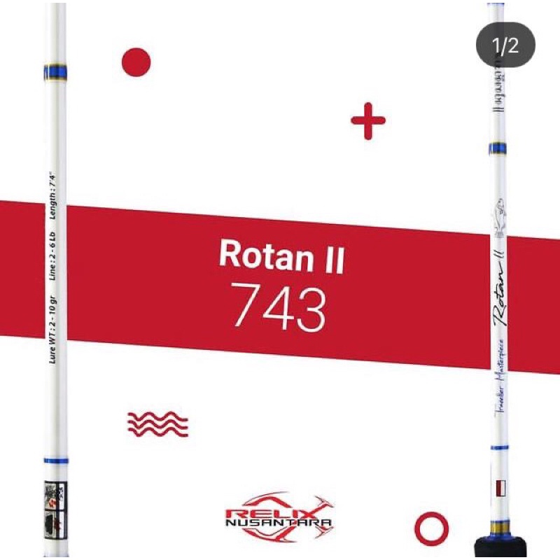 Joran rotan II 743 Relix Nusantara