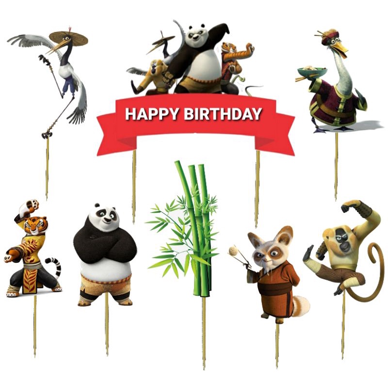 Jual Topper Cake/Cupcake Tambah Nama, Hiasan Kue Ulang Tahun, Motif