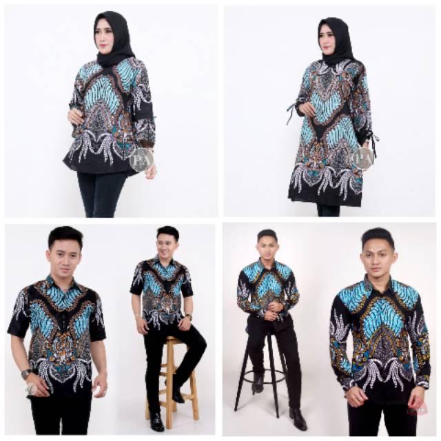 Cemen Batik Hrb026 Kenongo Kemeja Tosca Pendek Pekalongan Padi M L Xl Sogan Tulis Halus Kemeja Batik