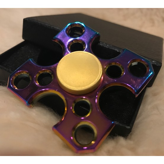 Fidget Spinner - Fidget Spinner Rainbow - Fidget Spinner Metal - Spinner Besi Metallic
