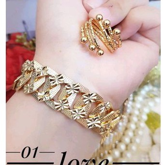 Xuping Set Gelang dan Cincin 269225