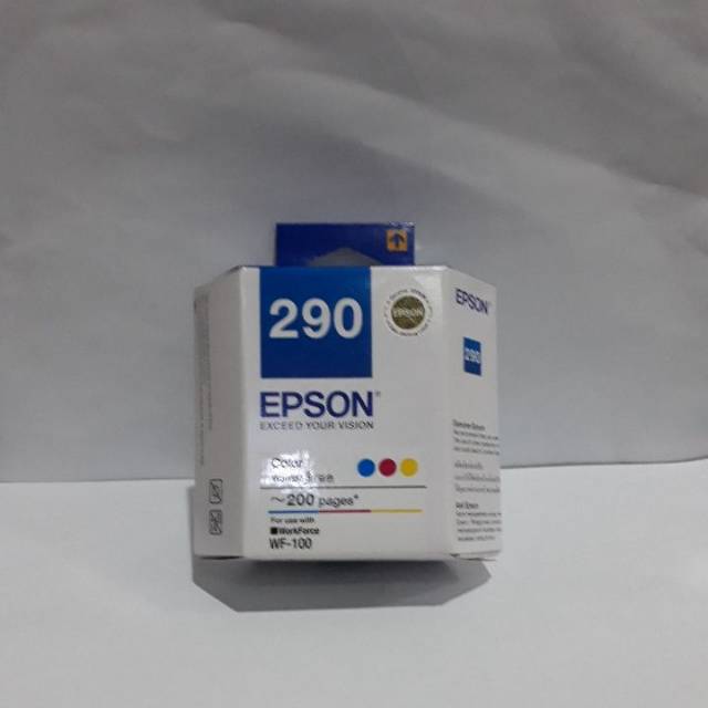 Tinta Epson 290 WF 100 Color Original.