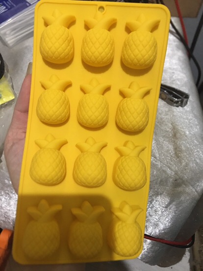 Dapurmami Silikon Buah Nanas Cetakan Coklat Puding Jelly Cookies Cetakan Es Batu