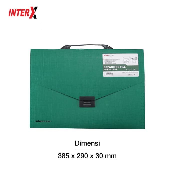 

InterX Expanding File Handle 12 Tabs Linen Series / expanding file interx / interx expanding / file