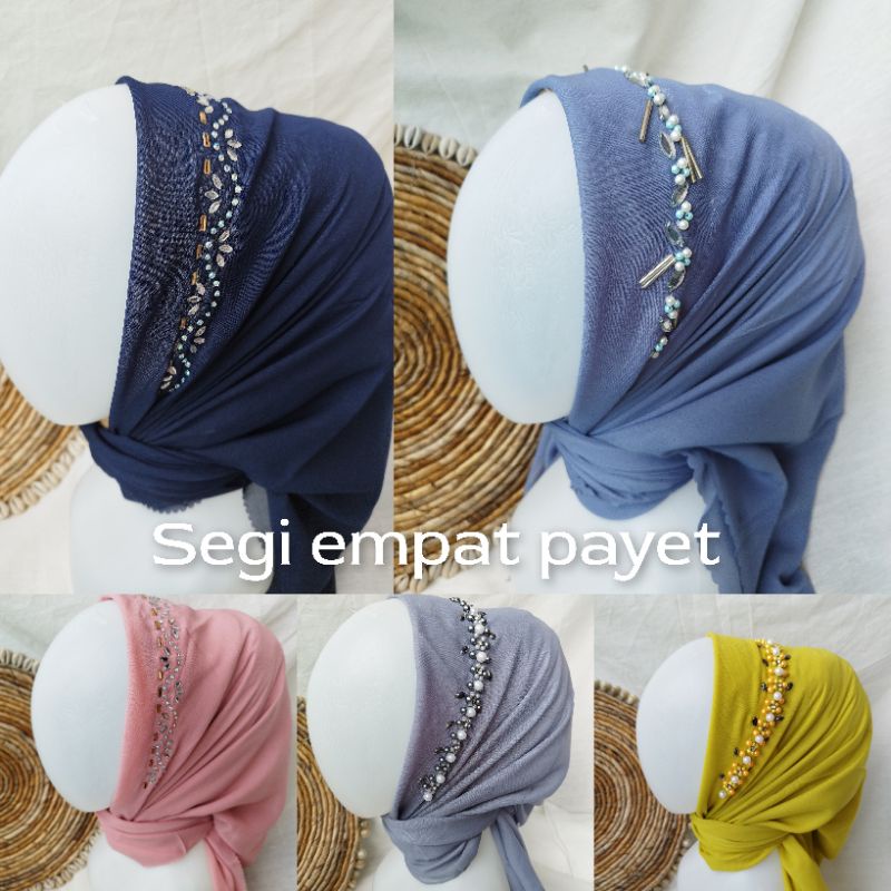 SEGIEMPAT PAYET HELWA/SEGIEMPAT PAYET POLLYCOTTON/SEGIEMPAT BANDO/ JILBAB SEGI EMPAT   PAYET/