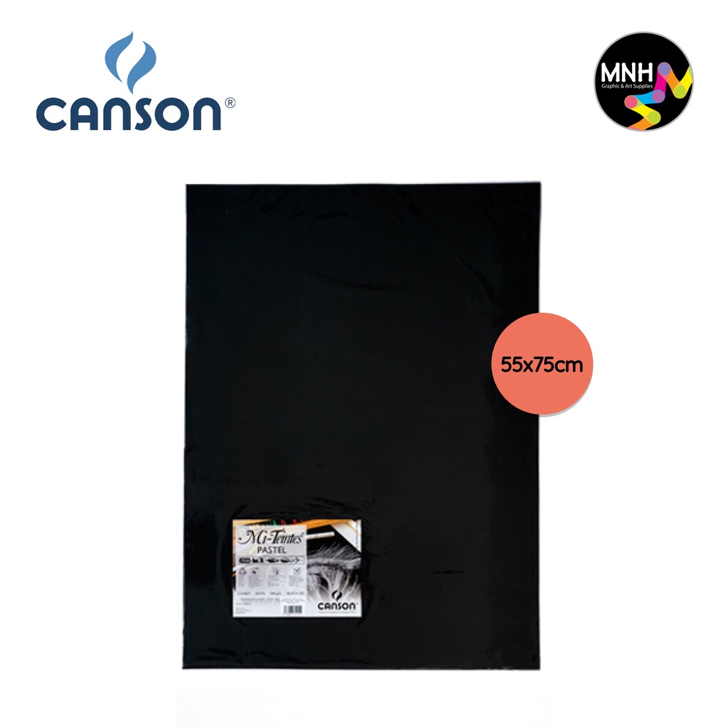 

Paper Kertas CANSON MI-TEINTES 55X75 160G BLACK 425