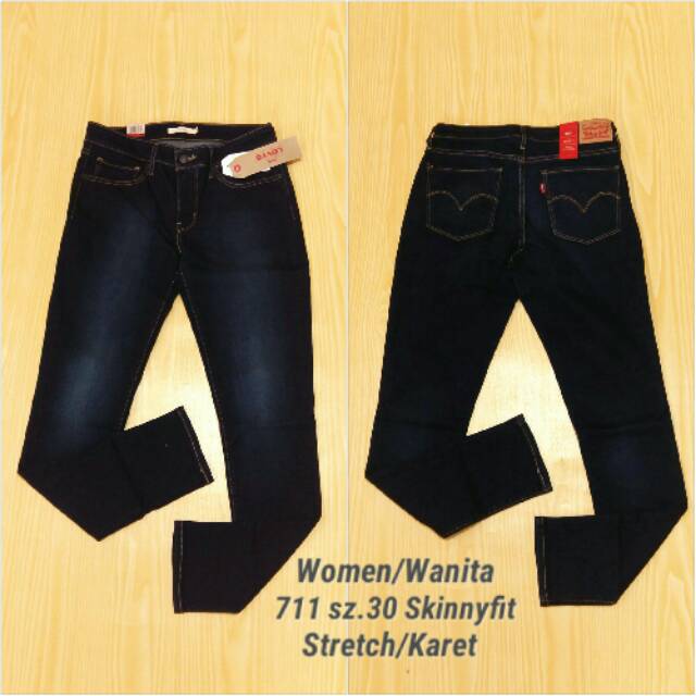 Celana Jeans Levi's Original 711 Skinny sz.30 - 0025 Women-Wanita