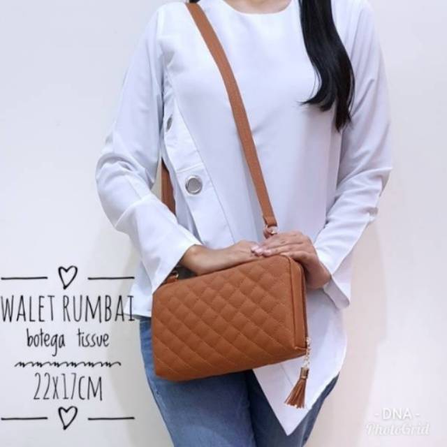 WALLET BAG RUMBAI/tas wanita/tas selempang/tas rumbai/dompet hp