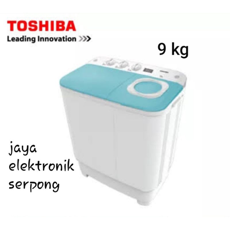 TOSHIBA MESIN CUCI 2TABUNG 9kg VH-H95MN (GARANSI RESMI)/mesin cuci TOSHIBA 9 kg ORIGINAL