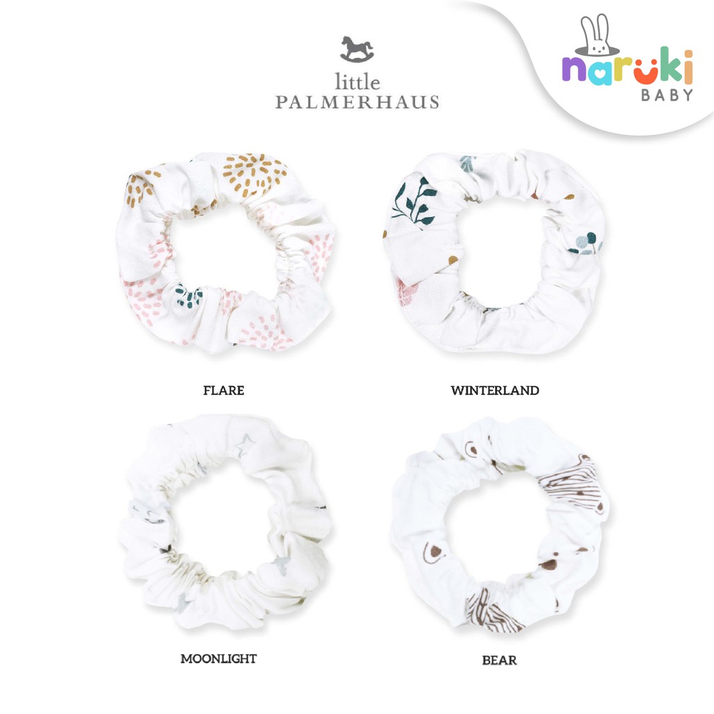 Little Palmerhaus Scrunchie Karet Kuncir Rambut Bayi Anak Dewasa