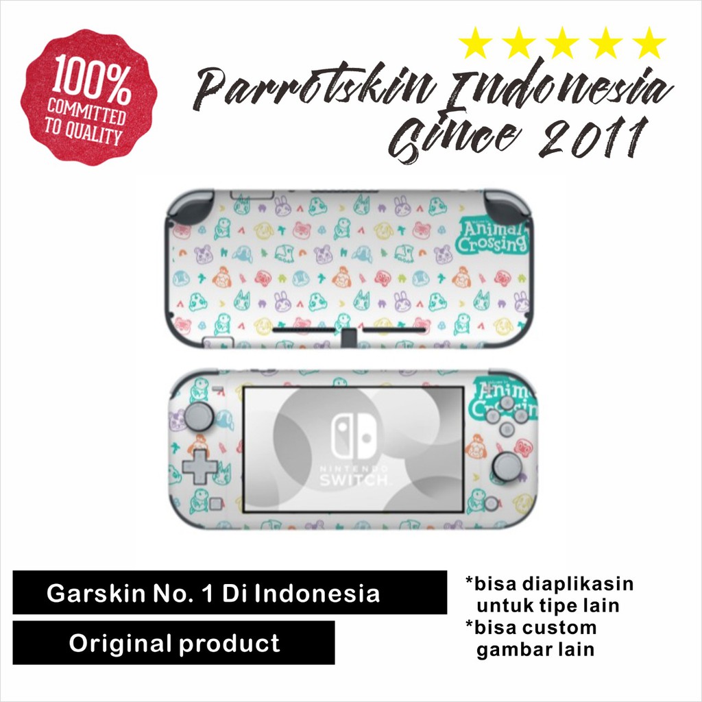 Garskin Skin Nintendo Switch Lite doodle Animal Crossing