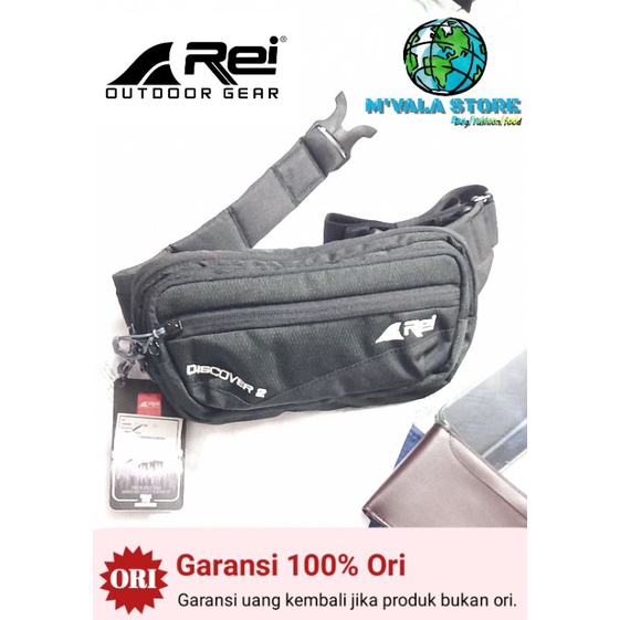 waistbag pria ori 100%  rei | tas pinggang pria