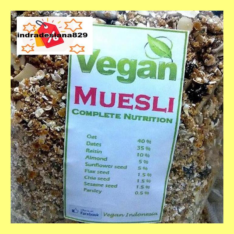 

Sf504Nind Vegan Muesli Complete Nutrition 500 Gr Ind504Sm