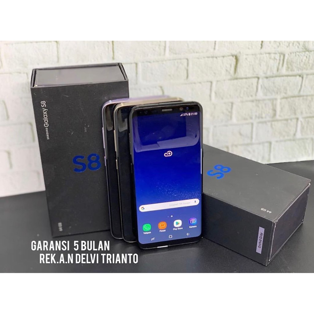 Samsung Galaxy S8 Duos Ram 4 64GB Seken Original Mulus Fulset Garansi 5