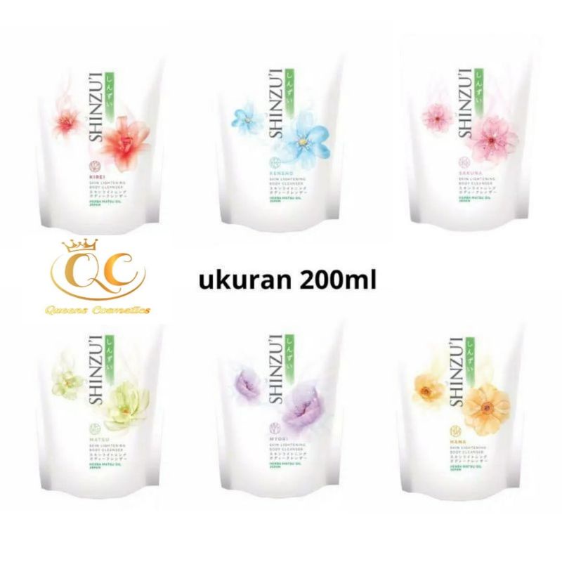 Shinzui Body Wash Refill (Sabun Mandi Cair) | 180mL-100% Original