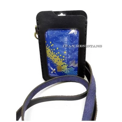 

ID Card Holder Kulit Asli ,Name Tag holder Kulit Asli