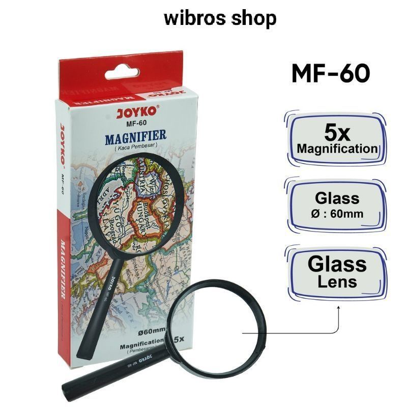

Kaca Pembesar Magnifier Joyko MF - 60