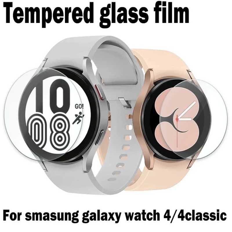 For 3pcs Pelindung Layar Tempered Glass Hd Bening Anti Gores / Ledakan 42mm 46mm Untuk Samsung Galaxy Watch 4 40mm 44mm