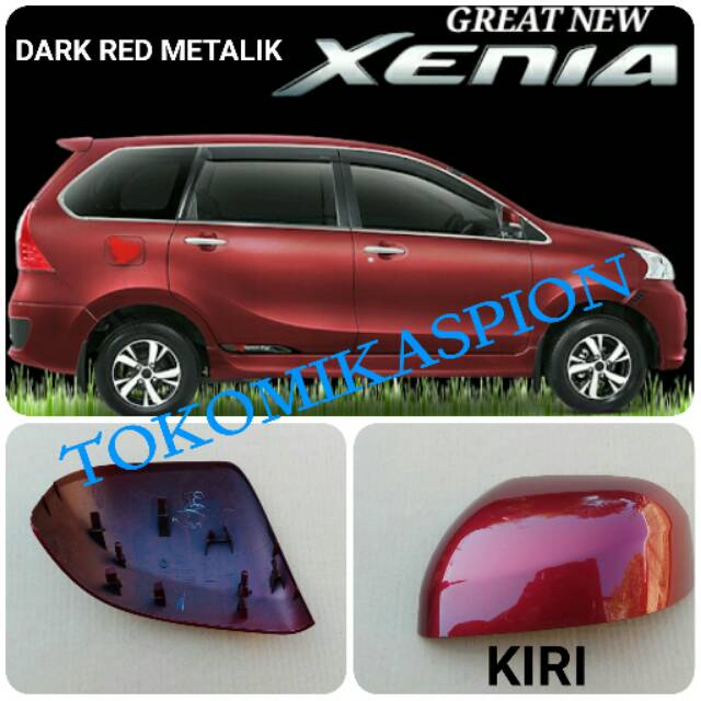 original - cover spion xenia - cover spion great xenia - tutup spion great xenia - kiri - dark red