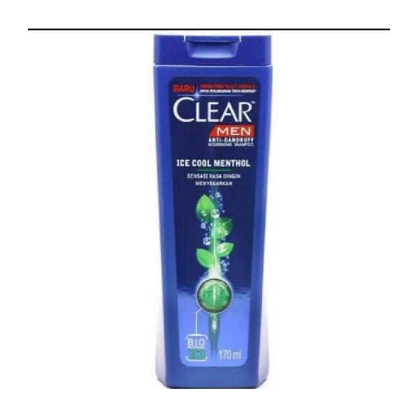 CLEAR MEN SHAMPOO ICE COOL MENTHOL 170ML