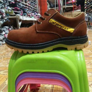 Kulit Asli Sepatu  Boot caterpillar  sepatu  safety 