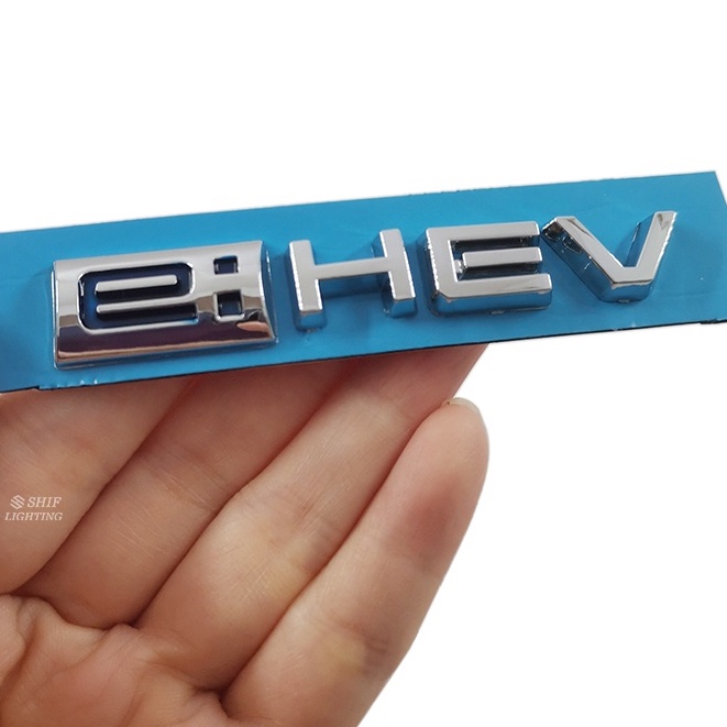 1pc Stiker Emblem Logo E: Hev Bahan ABS Krom Untuk Bagasi Belakang Mobil HONDA CIVIC CRIDER