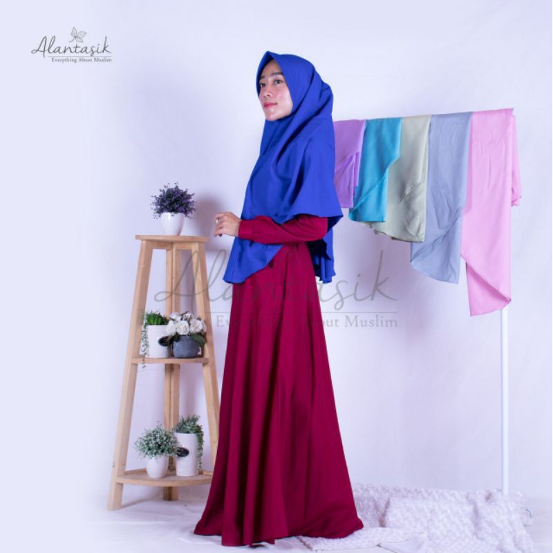 Alantasik - jilbab jumbo syari  UK L Super Silky / pet antem syra'i / R3