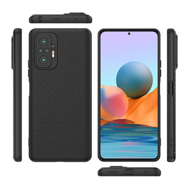 Case Luxury Redmi Note 11 11s  Note 10 Note 10 Pro Note 10S Poco M4 Pro SoftCase Carbon Fiber Premium Casing