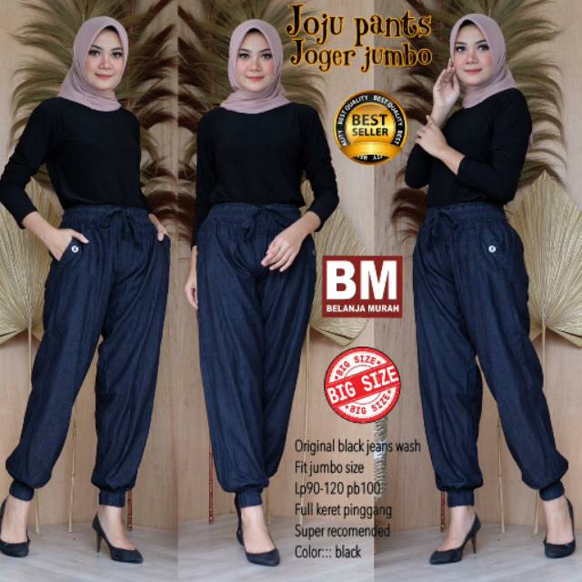 CELANA JOGGER - CELANA WANITA JOGGER - JOJU PANTS JUMBO - CELANA WANITA