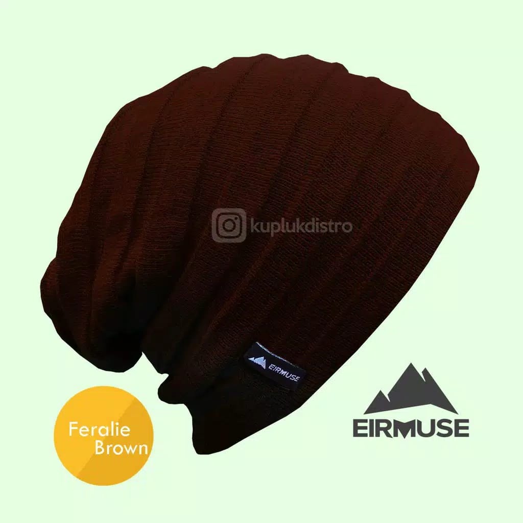 COD Termurah Topi Kupluk Eirmuse Import Rajut Tebal Good Quality