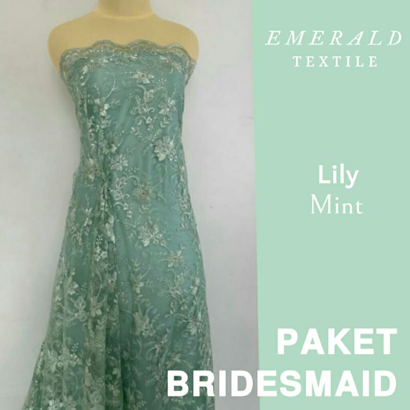 Paket Bridesmaid Spesial Package / Seragam Keluarga / Lamaran / Wisuda / Paket Bridesmaid By Emerald Textile