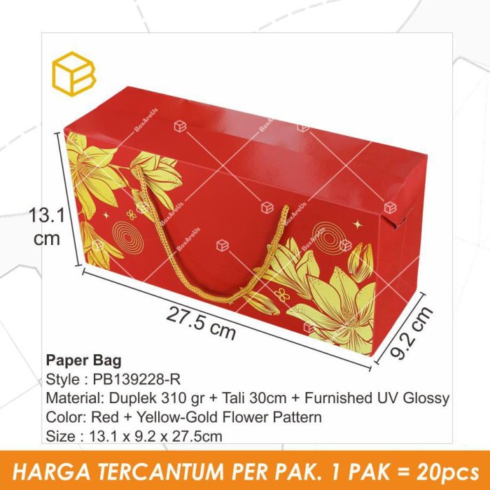 

(TERLARIS) Paper Bag Tas Kertas Paperbag Kantong Box Packaging Kemasan | PB139228