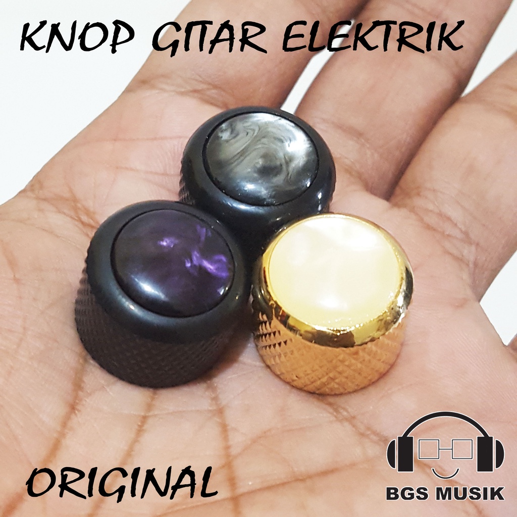 Knop Gitar Giok Original - Knop Gitar Model Hiasan Giok - Knop Gitar Elektrik Original