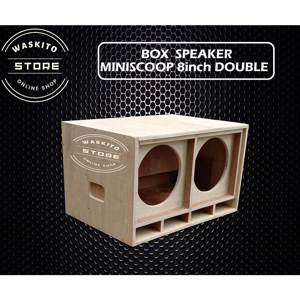 Box Speaker Miniscoop 8 Inch Double