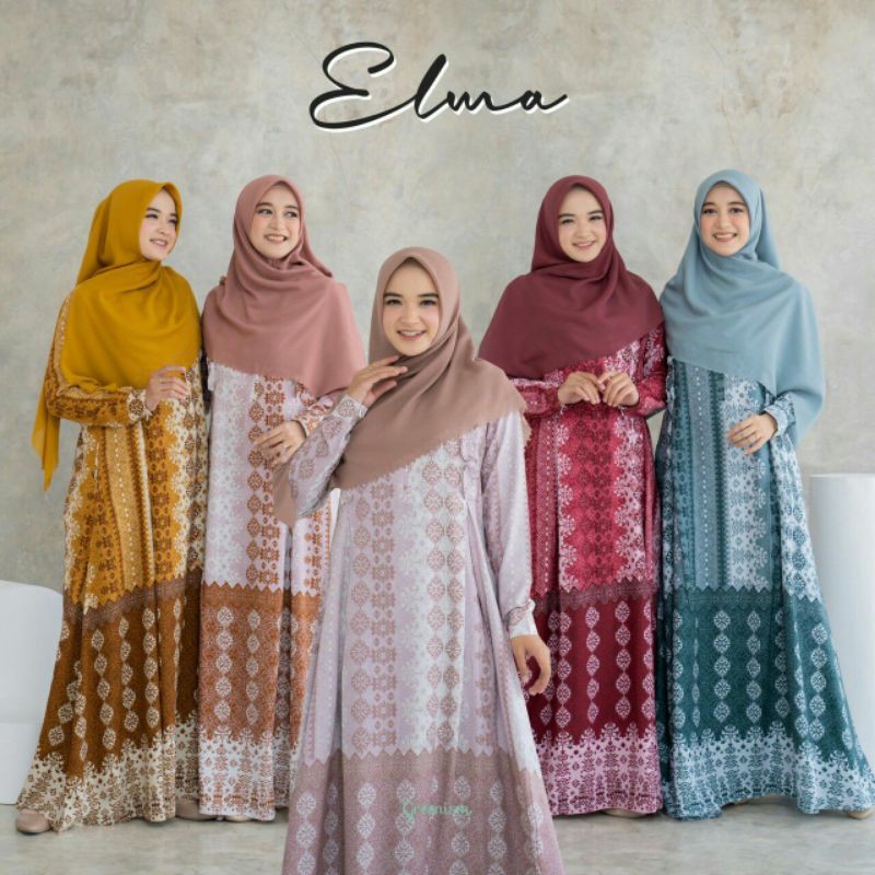 Gamis Etnik Terbaru 2021 Elma Dress Ori by Greenism