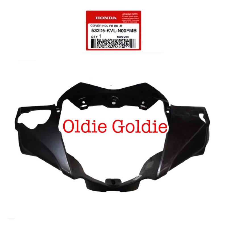 Batok Cover Lampu Depan Supra X 125 Batman Hitam 2007 - 2013 AHM 53205-KVL-N00FMB