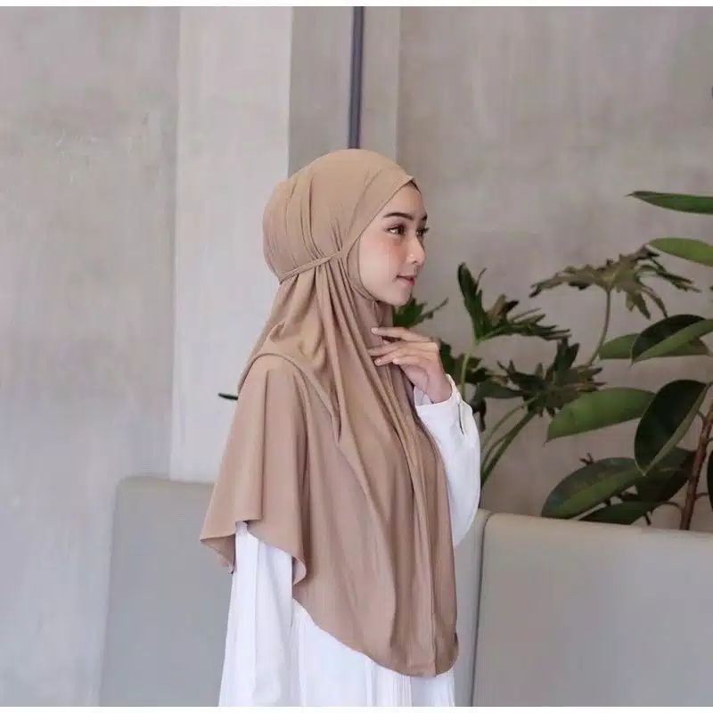 Hijab Bergo Tali Jersey Premium | Jilbab Bergo Maryam Jersey Premium